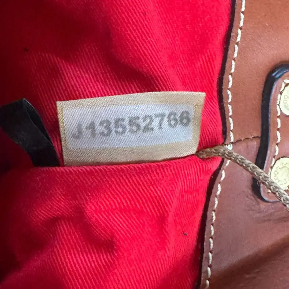Dooney & Bourke Brown Suede Hobo Shoulder Bag